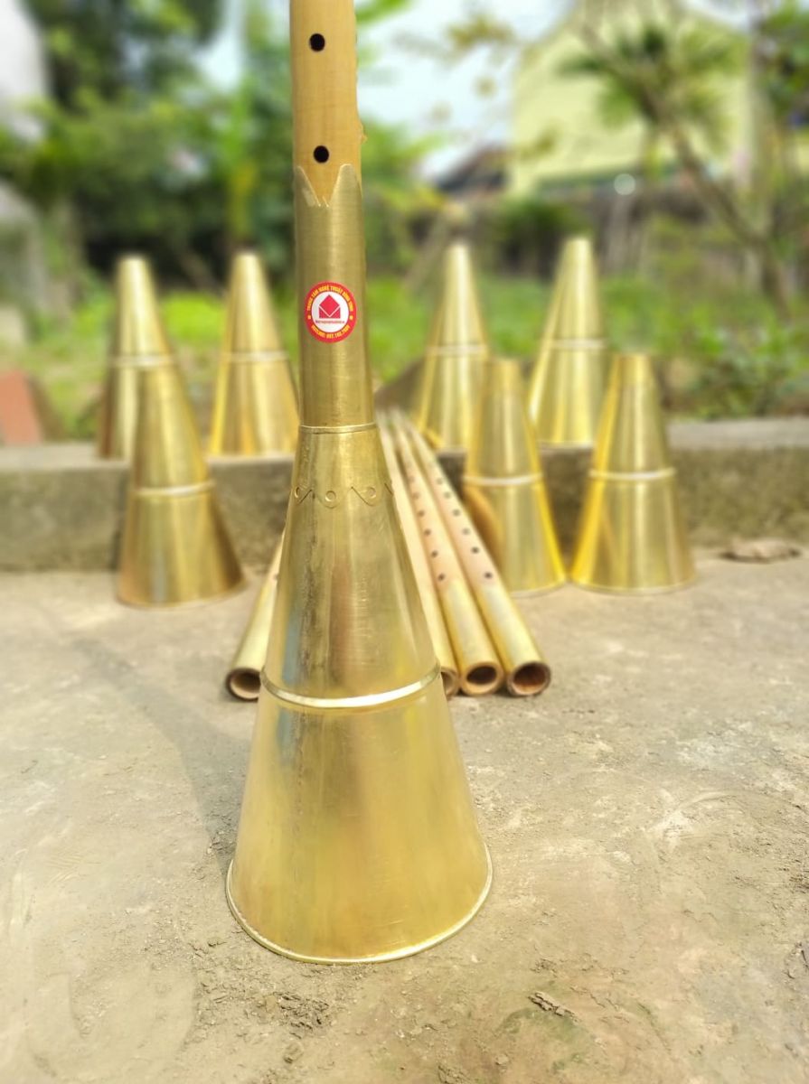 Loa kèn - bát kèn đại trường bằng đồng thau